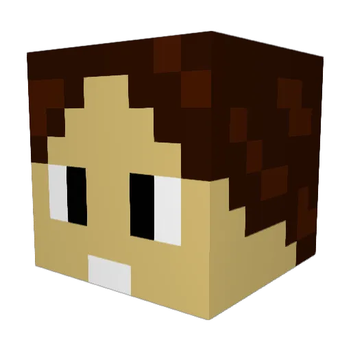 sambob1105 Minecraft avatar head, 3D render