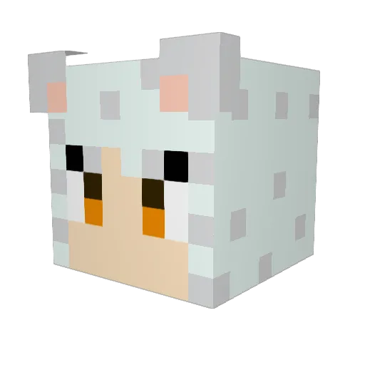 samboscotty Minecraft avatar head, 3D render