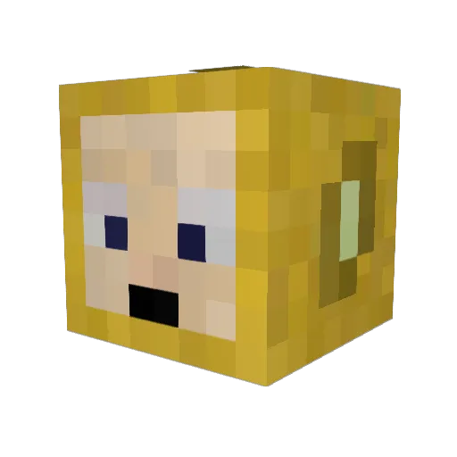 sambrainz1 Minecraft avatar head, 3D render
