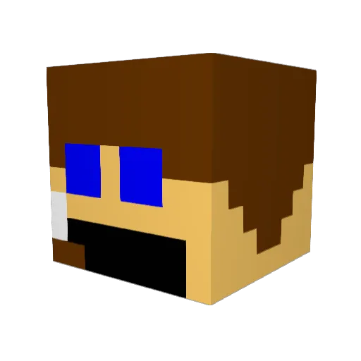 samdeman4242 Minecraft avatar head, 3D render