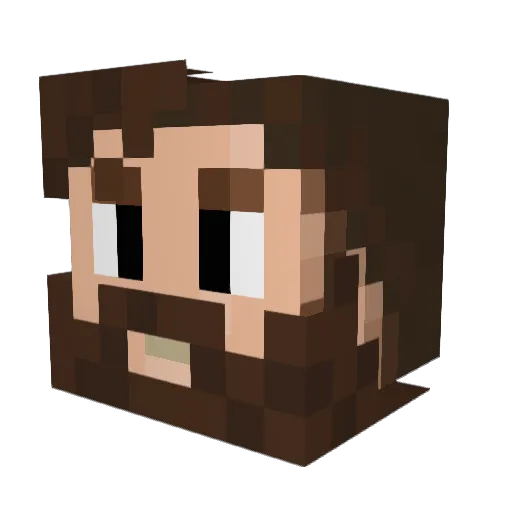 samdoyle16 Minecraft avatar head, 3D render