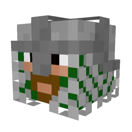 samelsuma Minecraft avatar head, 3D render