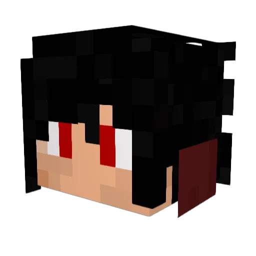 sameoldsameold Minecraft avatar head, 3D render