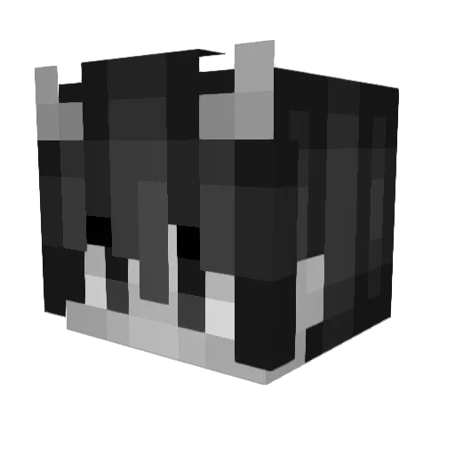 sameschoi Minecraft avatar head, 3D render
