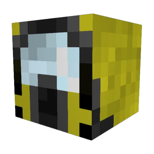 samest Minecraft avatar head, 3D render