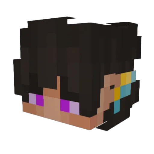 sametemrexx Minecraft avatar head, 3D render
