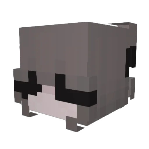 samf0x Minecraft avatar head, 3D render