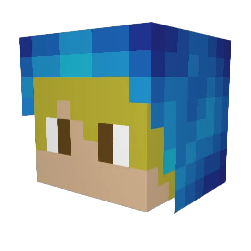 samgibbs10 Minecraft avatar head, 3D render