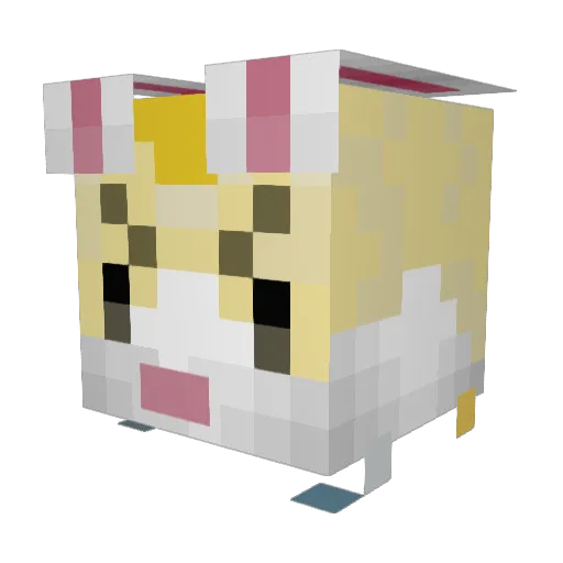 samgram Minecraft avatar head, 3D render