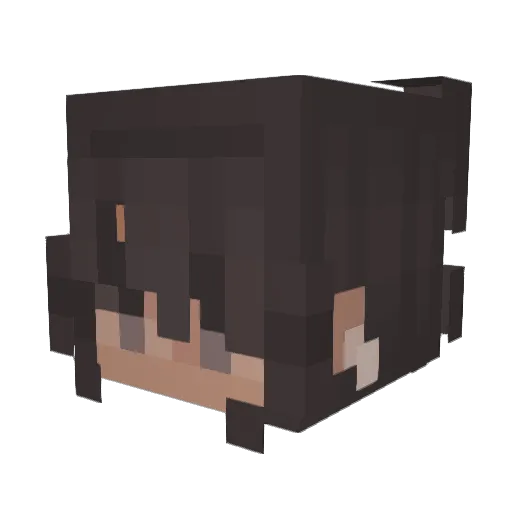 sami123321 Minecraft avatar head, 3D render