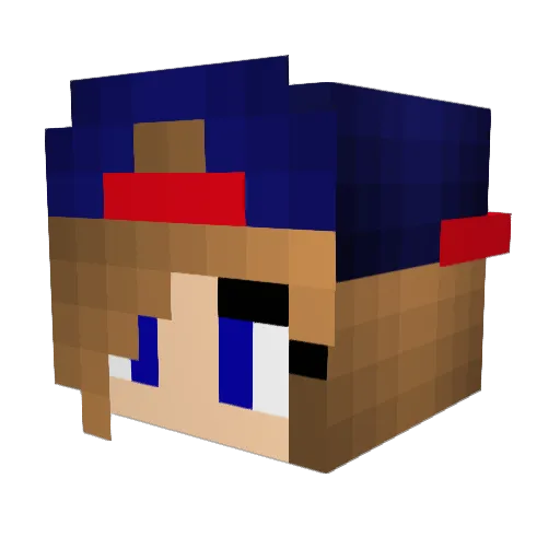 sami902 Minecraft avatar head, 3D render