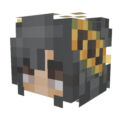 sami_xo_ Minecraft avatar head, 3D render