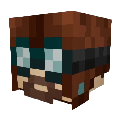 samikilator Minecraft avatar head, 3D render