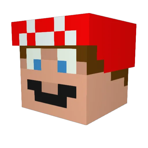 samirite13 Minecraft avatar head, 3D render