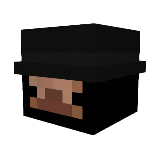 samirpjl Minecraft avatar head, 3D render