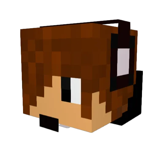 samiyusuf Minecraft avatar head, 3D render