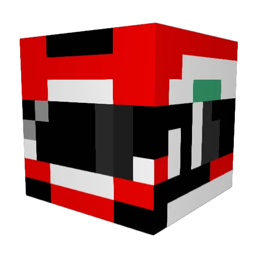 samizeTK Minecraft avatar head, 3D render