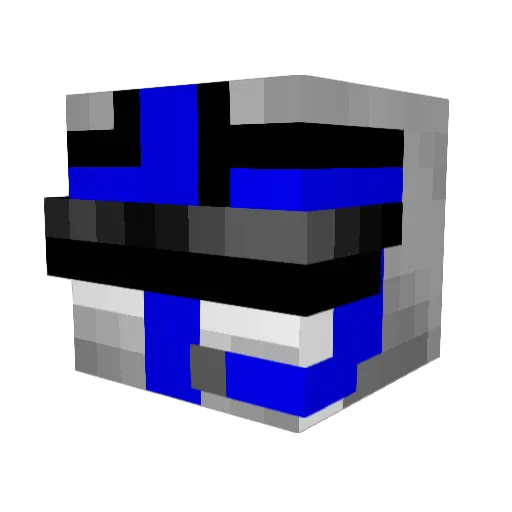 samjackcraig Minecraft avatar head, 3D render