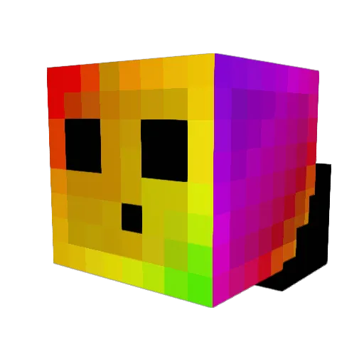 samjcl8 Minecraft avatar head, 3D render