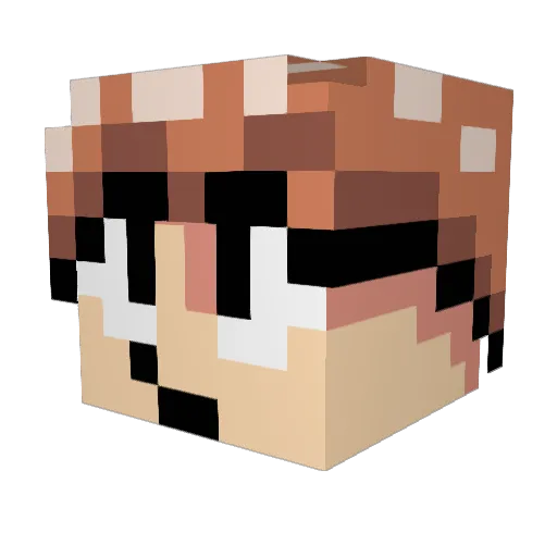 samjezard Minecraft avatar head, 3D render