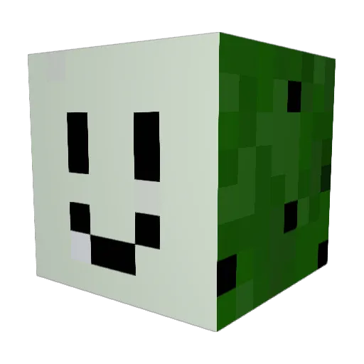 samkphx Minecraft avatar head, 3D render
