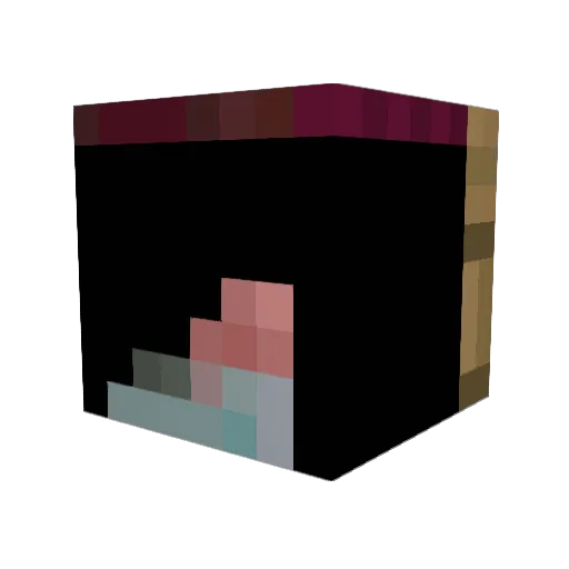 samlevnad Minecraft avatar head, 3D render