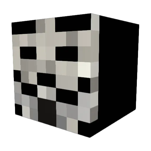 samlombok Minecraft avatar head, 3D render