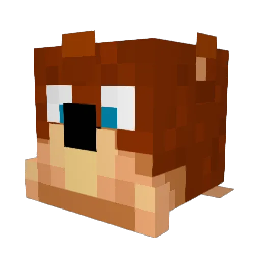 samm3684 Minecraft avatar head, 3D render