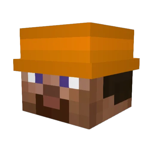 samm3yx Minecraft avatar head, 3D render