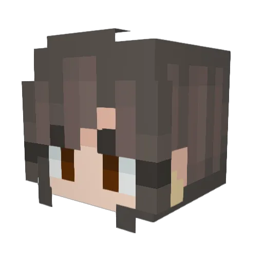 sammi03 Minecraft avatar head, 3D render