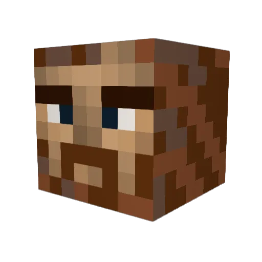 sammie_08 Minecraft avatar head, 3D render