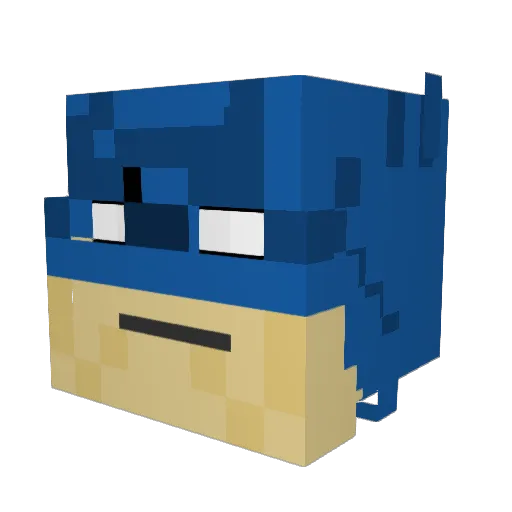 sammingoia Minecraft avatar head, 3D render