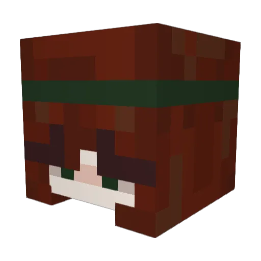 sammm333 Minecraft avatar head, 3D render