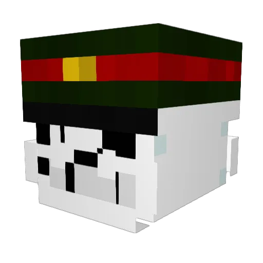 sammmmm09 Minecraft avatar head, 3D render