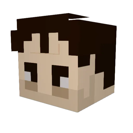 sammmmmm____ Minecraft avatar head, 3D render