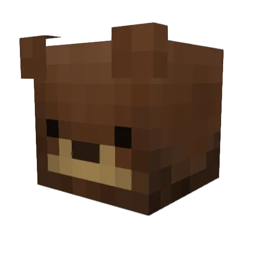 sammosammo Minecraft avatar head, 3D render