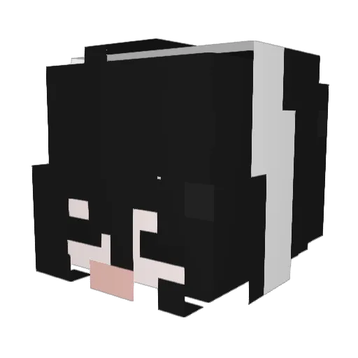 sammoyeah Minecraft avatar head, 3D render