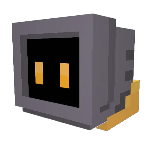 sammtickle Minecraft avatar head, 3D render
