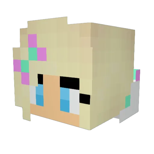 sammy_nava Minecraft avatar head, 3D render