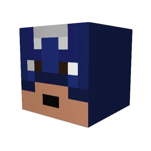 sammyhan97 Minecraft avatar head, 3D render
