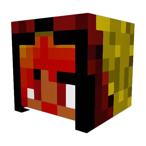 sammyiscool Minecraft avatar head, 3D render