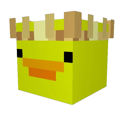sammypret Minecraft avatar head, 3D render