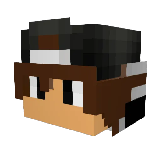 sammyrocks124 Minecraft avatar head, 3D render