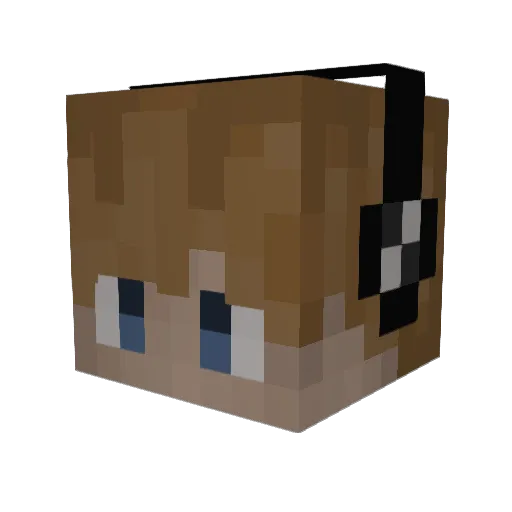 sammys_mind Minecraft avatar head, 3D render