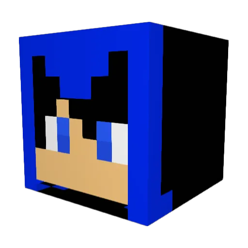 sammythek9 Minecraft avatar head, 3D render