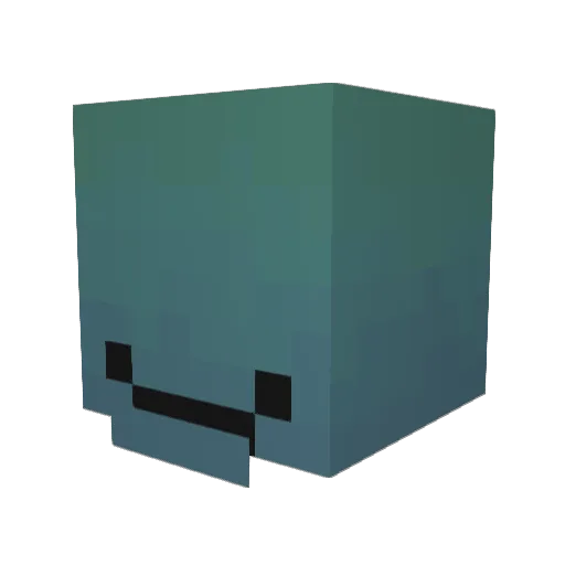 sammytuba Minecraft avatar head, 3D render