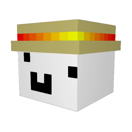 samo73737 Minecraft avatar head, 3D render
