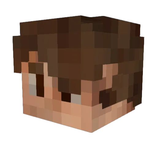 samoht06 Minecraft avatar head, 3D render