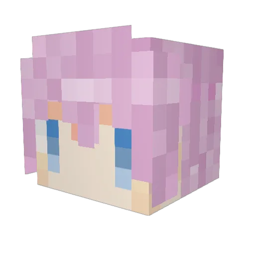 samon1122 Minecraft avatar head, 3D render
