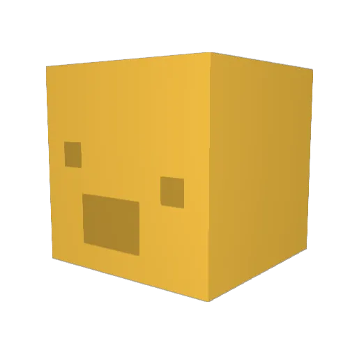 samooan Minecraft avatar head, 3D render